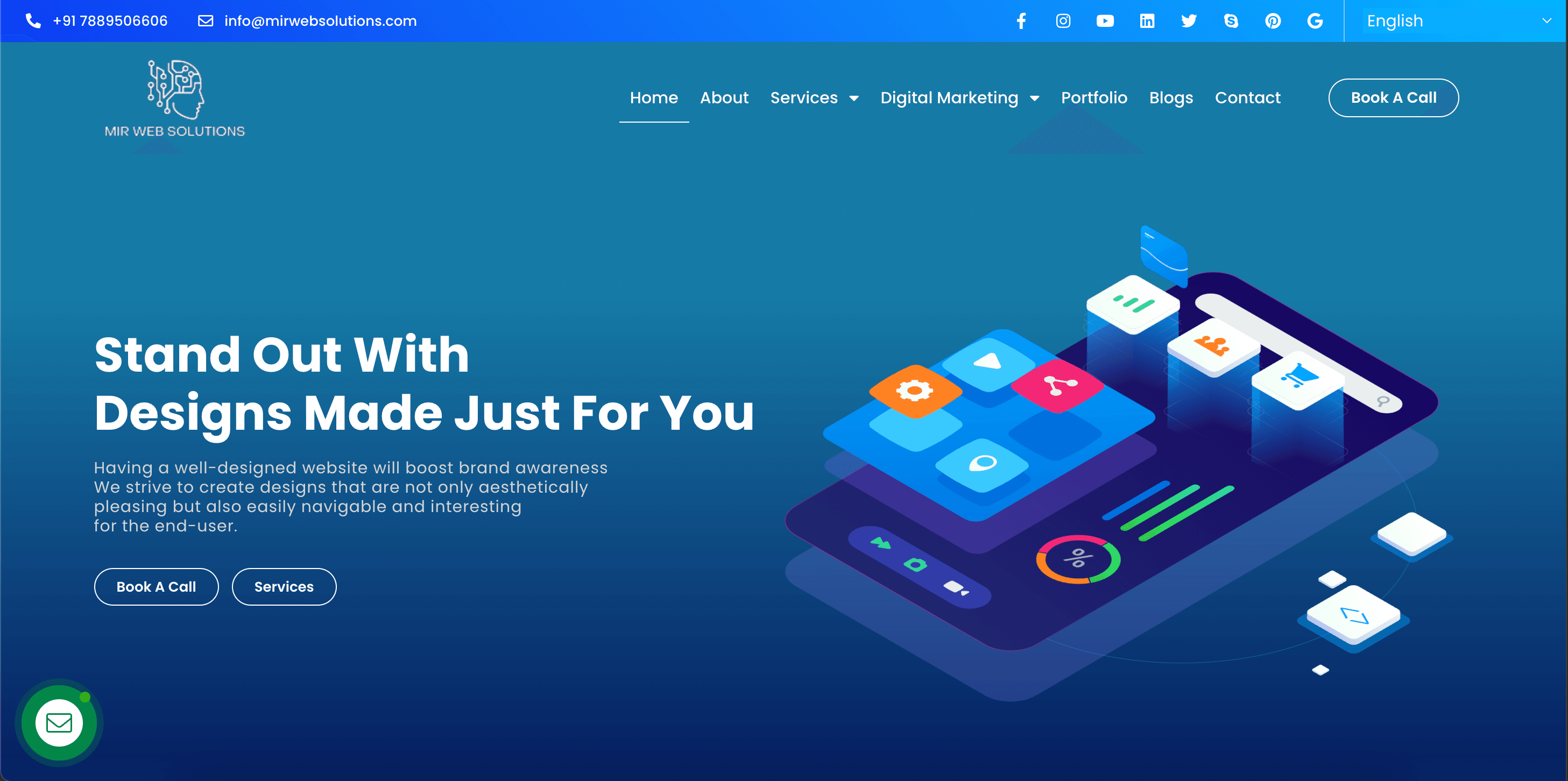 Mir Web Solutions project thumbnail